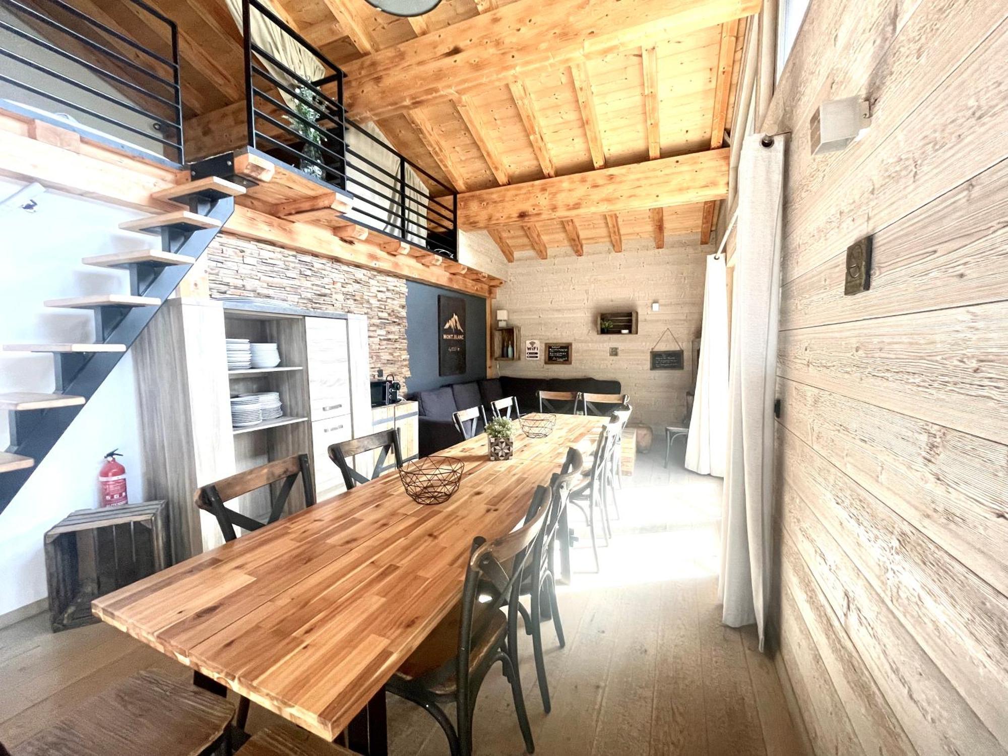 Chalet Le Petit Nicolas, Jacuzzi, Vue Mont Blanc Шамони Екстериор снимка