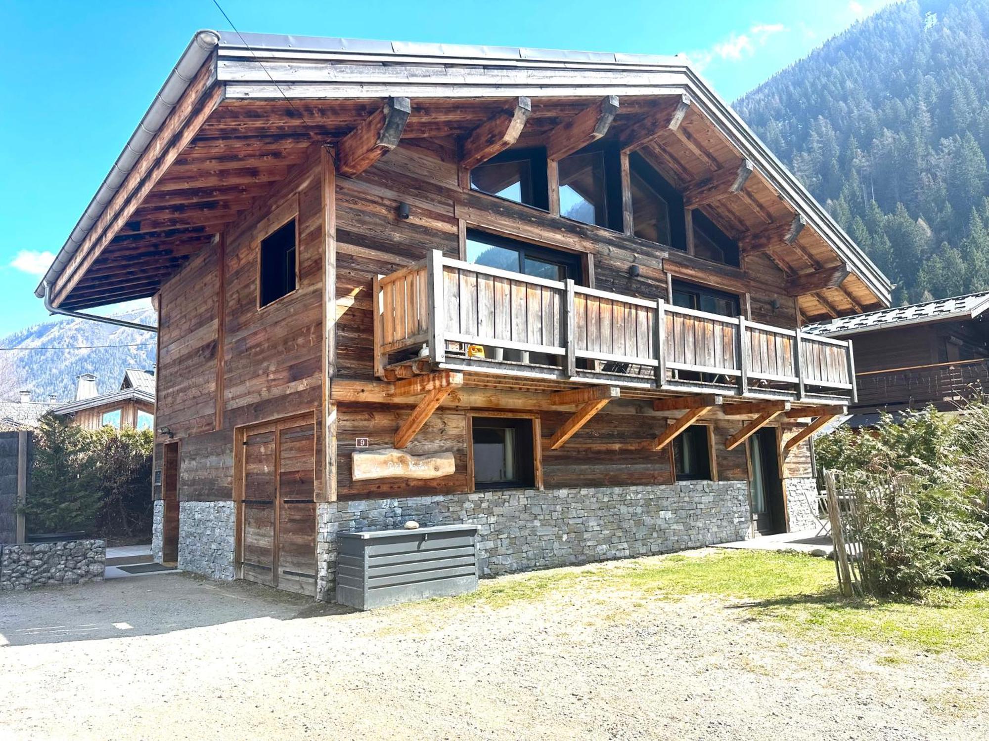 Chalet Le Petit Nicolas, Jacuzzi, Vue Mont Blanc Шамони Екстериор снимка