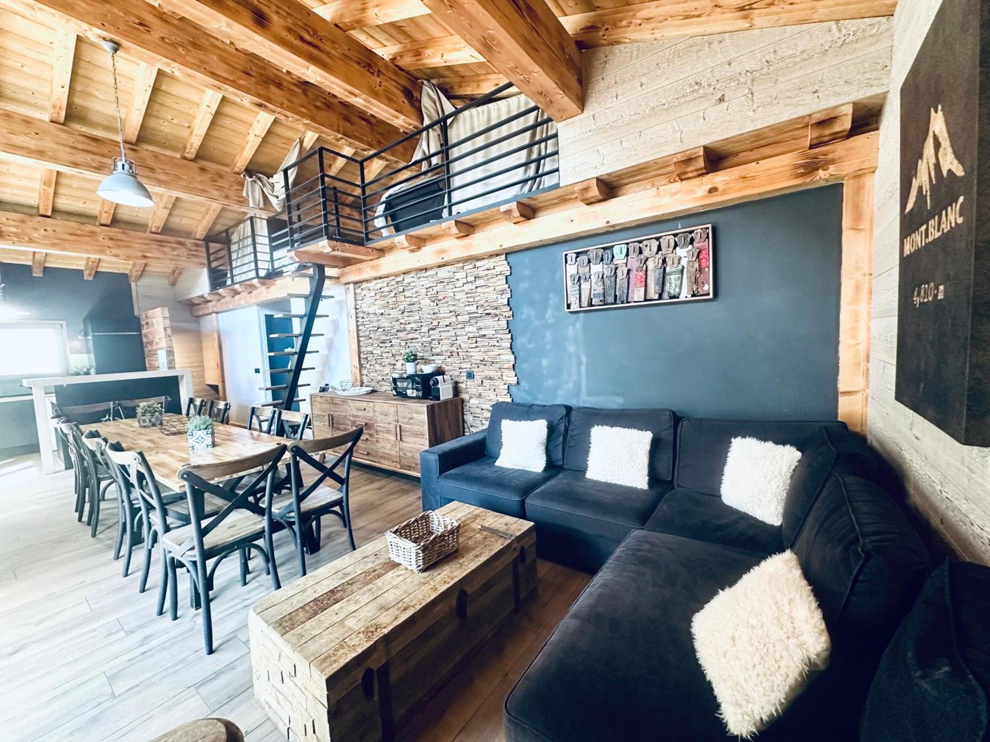 Chalet Le Petit Nicolas, Jacuzzi, Vue Mont Blanc Шамони Екстериор снимка